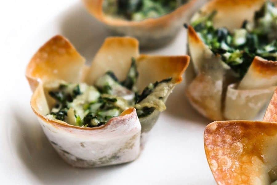 Spinach and Artichoke Dip Cups