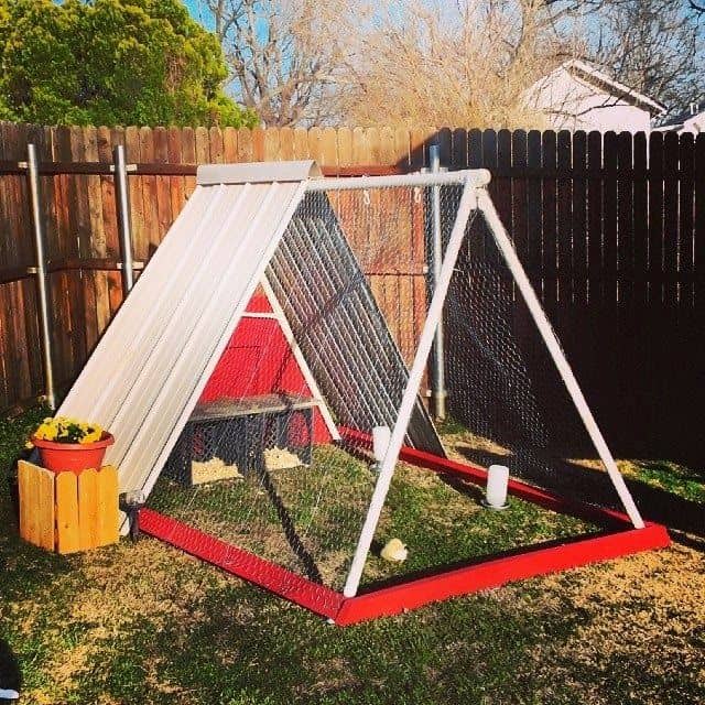 Swing Set Chicken Coop and Run